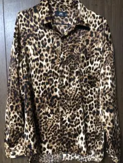 ク*チ様 HARE レオパード柄 長袖シャツ　ヒョウ柄　S