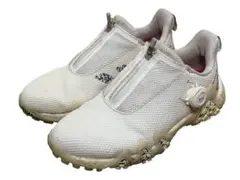 あ*み様 アディダスゴルフ コードカオスBOAゴルフシューズ ジッパーリール付2