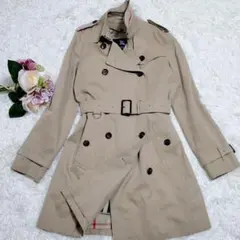 美品 M バーバリー トレンチ ベージュ メガチェック ウール100 ライナー