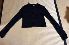 DIVIDED ブラックカーディガン Sサイズ