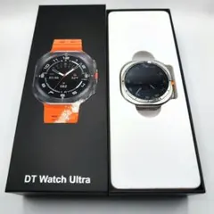 DT Watch Ultra スマートウォッチ　シルバー　Galaxy　クローン
