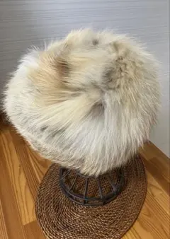 毛皮帽子 円形