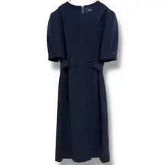 LOVELINISON ワンピース 9号 Ｍ ブラック ロング フォーマル