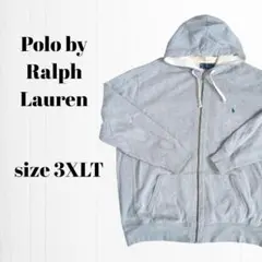 〇　Polo by RALPH LAUREN　フルジップパーカー　3XLT
