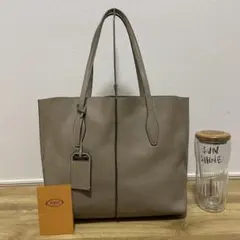 《美品》TOD’S （トッズ）レザー トートバッグ ベージュ系