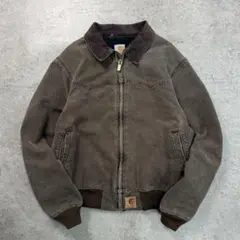 希少■カーハート【L】USA製 00s サンタフエジャケット ダック 雰囲気◎