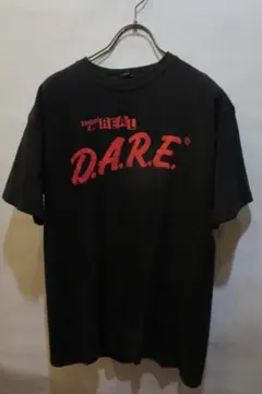 D.A.R.E Tシャツ 古着 黒