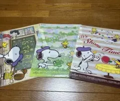 スヌーピー A4クリアファイル 3枚まとめ売り