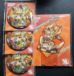 原神 カチーナ アクリルスタンド 缶バッジ セット