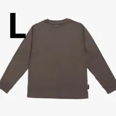 新品 ラドウェザー 長袖Tシャツ ロンT 綿100% L チャコールブラウンのサムネイル