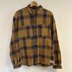 メンズ　チェック柄 長袖シャツ　ZARA