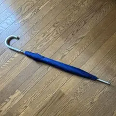 ボルボ　ネイビー フック型長傘 ポリエステル製