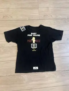 BABY PINK HOUSE Tシャツ ブラック古着y2kのサムネイル