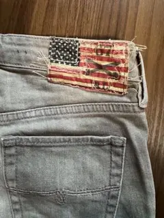Ralph Lauren 67 RL 星条旗パッチデニム クロップドパンツのサムネイル