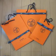 エルメス　ショッパー　リボン　3点