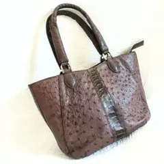 オーストリッチANKH-JETアンクジェットハンドバッグ本革