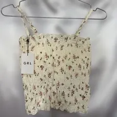 GRL タグ付き　花柄キャミソール