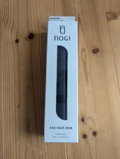 nOGi USBヘアアイロン ストレート ブラック