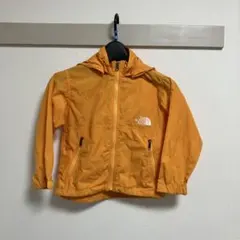 【THE NORTH FACE 】フード付ナイロンジャケット オレンジ パーカー
