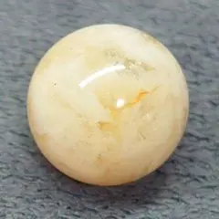 C56　大珠　ホワイトアゲートインシトリン　16ミリ