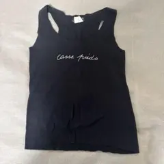 agnes b. PARIS ノースリーブ タンクトップ ブラックのサムネイル