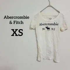 Abercrombie & Fitch 【XS】Tシャツ ホワイト 半袖