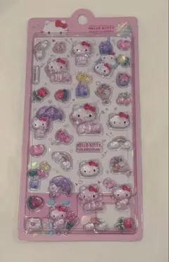 韓国限定 サンリオ ボンボンドロップシール ハローキティ 50周年 正規品
