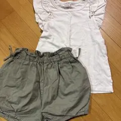 タンクトップとショートパンツセット 110