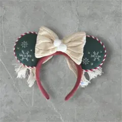 即日発送クリスマス ミッキー耳カチューシャ