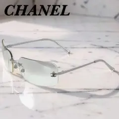 美品】CHANEL シャネル 4018 リムレス サングラス ココマーク - メルカリ