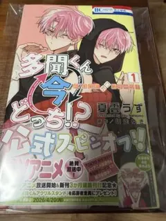 多聞くん今どっち!? 12巻 特典 3枚付き 初版 帯付き アニメ化 F/ACE