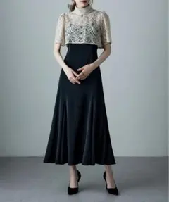 3wayレースボレロ&マーメイドキャミドレス　結婚式　お呼ばれ　etoll