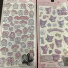 サンリオ マイメロ クロミ ぷくぷくシール ボンボンドロップシール シール