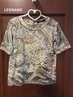 ◯LEONARD レオナール Tシャツ 半袖 花柄 総柄 M 2025年最新】LEONARD 柄・デザイン：花柄 レディース 半袖(T