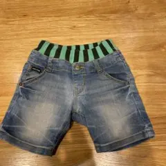 110cmデニムハーフパンツ