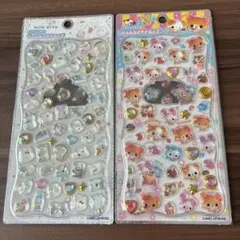 ジュエルプチドロップシール　ハムハムcafe、milk drop