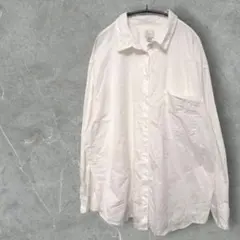 a.new day ホワイト 長袖シャツ XXL