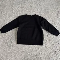 GU 120cm 黒トレーナー