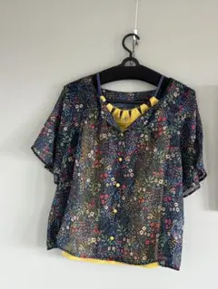 Jocomomola 花柄シアーブラウス＆インナーセットのサムネイル