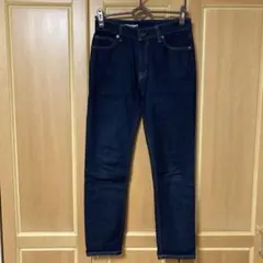 専用　無印良品　スリムストレートデニム 25 (63.5cm) ダークブルー