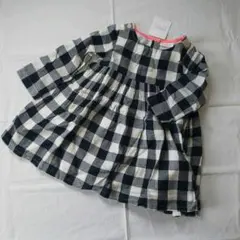 90☆ブロックチェックワンピース／NEXT H&M ザラベビー ベビーギャップ