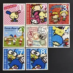 サンリオキャラクターズ シール 8枚セット【バラ売り可】