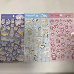 サンリオ　クロミ　シナモン　マイメロ　キキララ　シール　セット売り