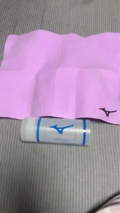 MIZUNO セームタオル ピンク 収納ケース付き