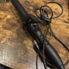 カールヘアアイロン ブラック 温度調整機能付き