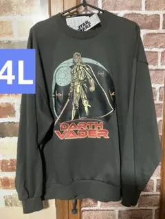 スターウォーズ　ダースベイダー　メンズ　トレーナー　4Lサイズ