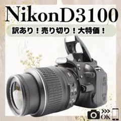 Nikon D3100✨一眼レフ✨スマホ転送✨初期不良保証✨初心者おすすめ