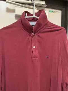 TOMMY HILFIGER ワインレッド XL 長袖シャツ