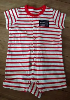 hot biscuits　半袖ロンパース　　　 ミキハウス ダブルビー