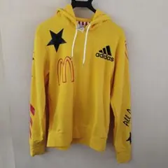 adidas イエローパーカー マクドナルドコラボ商品【サイズ：S】